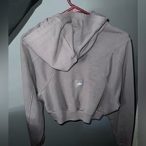 Alo yoga cropped zip up jacket